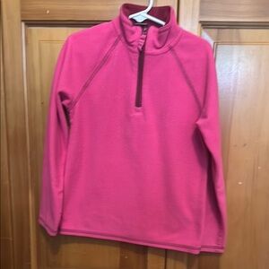 Champion Pink Quarter-Zip Fleece Pullover